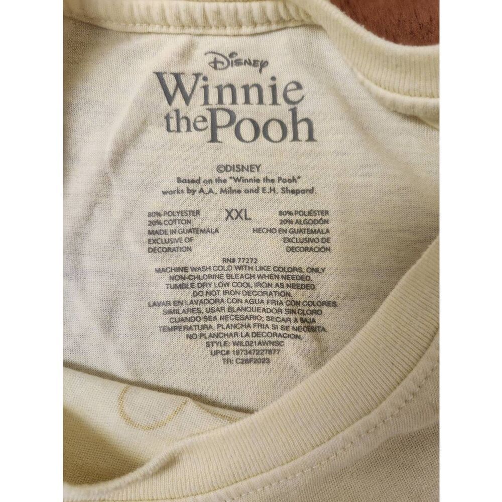 Disney Winnie The Pooh Women's Soft Short Sleeve yellow Graphic Print T-Shirt Si - Picture 5 of 6